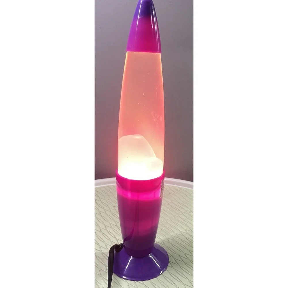 INTERTEK Purple&Pink Lava Lamp ‎ Model 4013 120v 60Hz 13.5